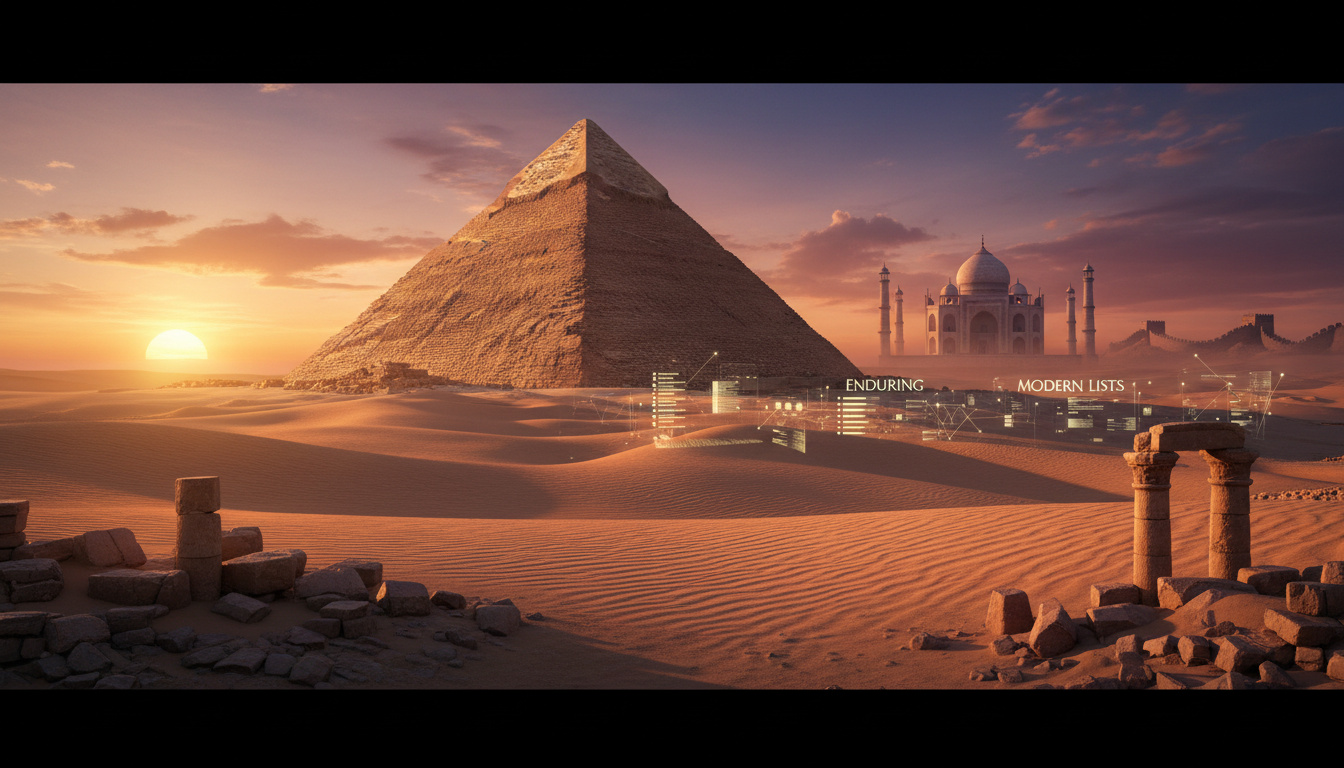 Seven Wonders of the World – Ancient vs New Lists and Survivors