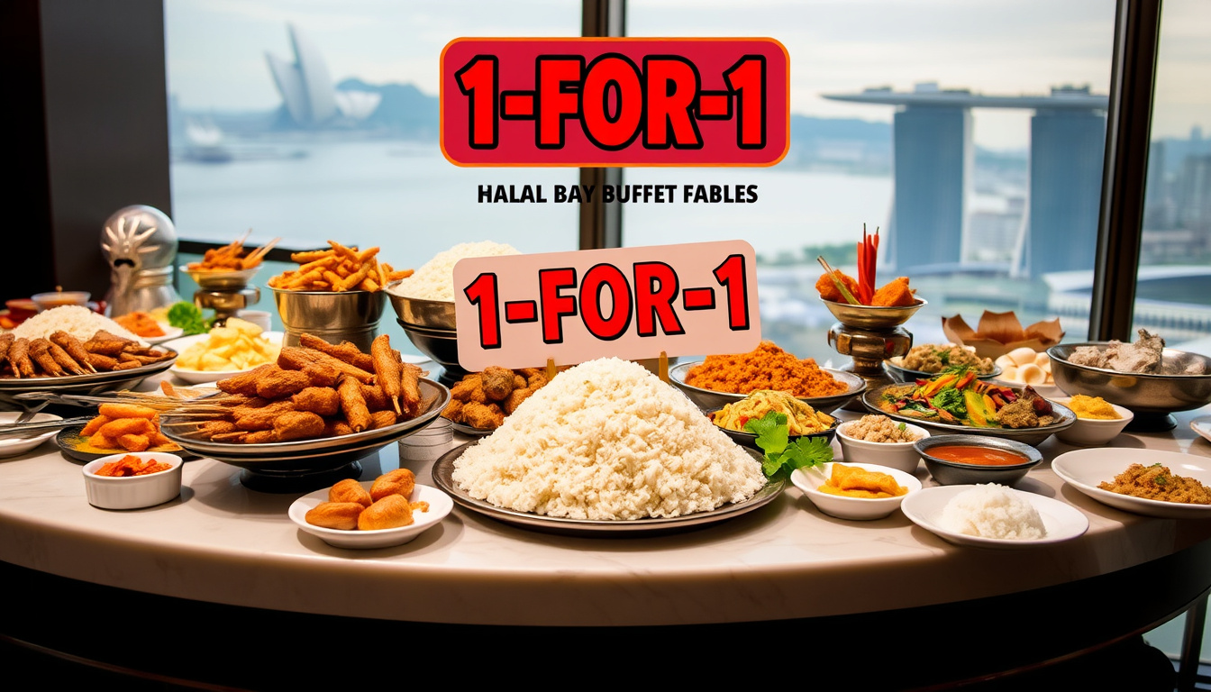 Halal Buffet 1-for-1 Singapore: Be t Deal  Compared