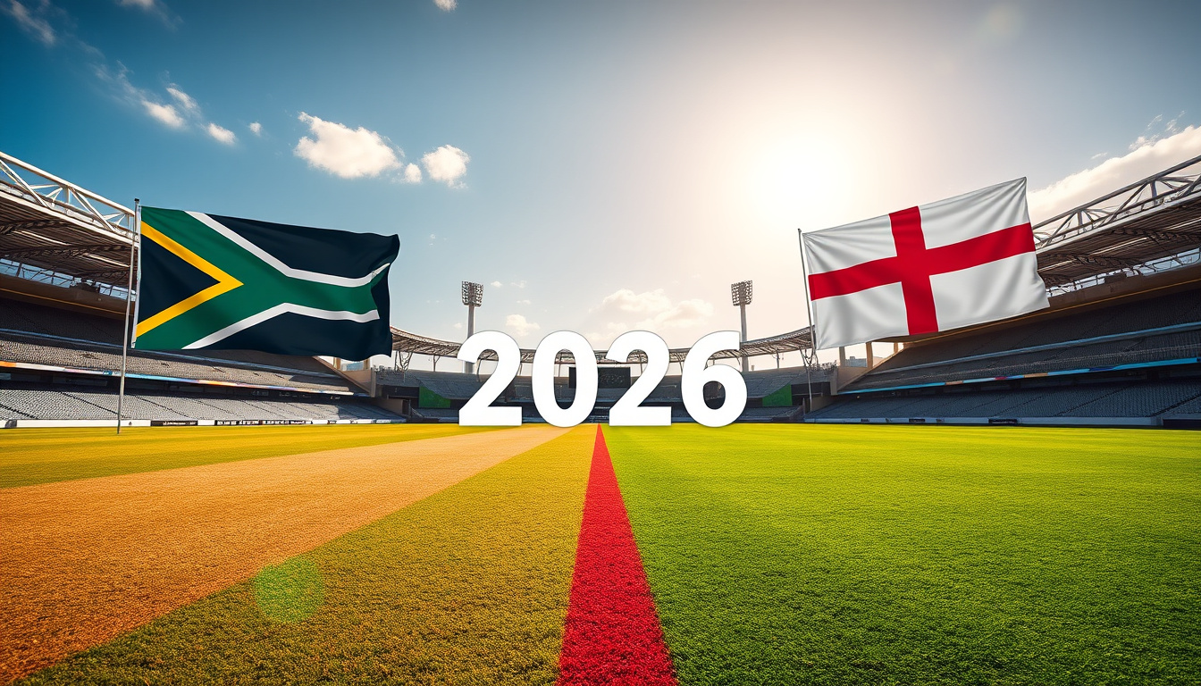 South Africa vs England: 2026 Cricket Tour, Rugby & How to Watch